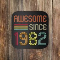 Awesome Since 1982 41st Birthday Retro Coaster