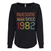 Awesome Since 1982 41st Birthday Retro Womens California Wash Sweatshirt