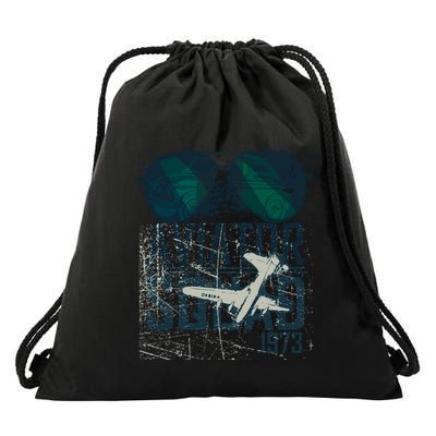 Aviator Squad 1973 Aviator Sunglasses Reflection Squad 1973 Drawstring Bag