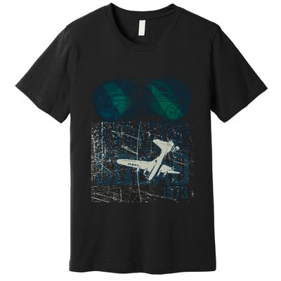 Aviator Squad 1973 Aviator Sunglasses Reflection Squad 1973 Premium T-Shirt