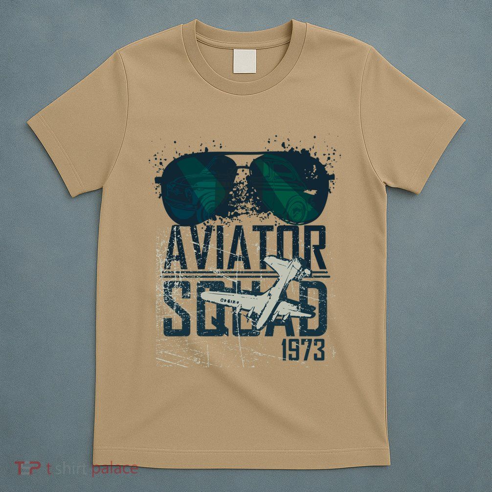 Aviator Squad 1973 Aviator Sunglasses Reflection Squad 1973 T-Shirt