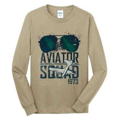 Aviator Squad 1973 Aviator Sunglasses Reflection Squad 1973 Tall Long Sleeve T-Shirt