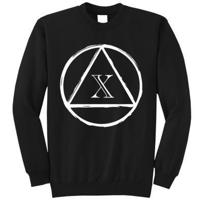 Aa Sobriety 10 Yr Abstinence 10 Years Sober Anniversary Sweatshirt