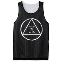 Aa Sobriety 10 Yr Abstinence 10 Years Sober Anniversary Mesh Reversible Basketball Jersey Tank