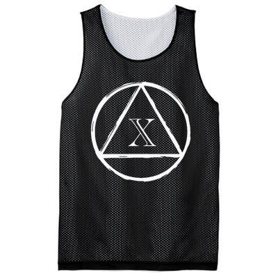 Aa Sobriety 10 Yr Abstinence 10 Years Sober Anniversary Mesh Reversible Basketball Jersey Tank