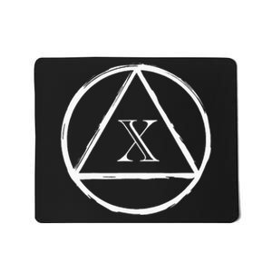 Aa Sobriety 10 Yr Abstinence 10 Years Sober Anniversary Mousepad