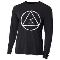 Aa Sobriety 10 Yr Abstinence 10 Years Sober Anniversary Cooling Performance Long Sleeve Crew