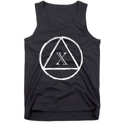 Aa Sobriety 10 Yr Abstinence 10 Years Sober Anniversary Tank Top