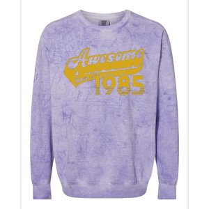 Awesome Since 1985 Colorblast Crewneck Sweatshirt