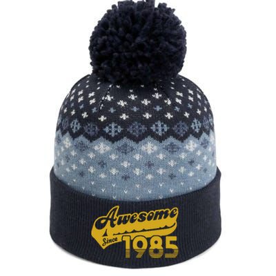 Awesome Since 1985 The Baniff Cuffed Pom Beanie