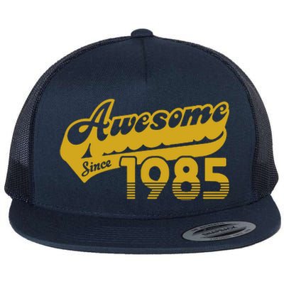 Awesome Since 1985 Flat Bill Trucker Hat