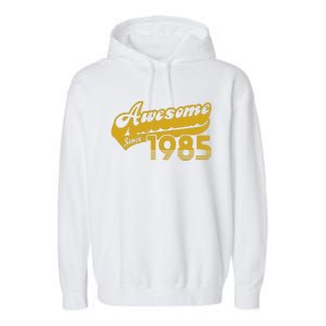 Awesome Since 1985 Garment-Dyed Fleece Hoodie