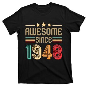 Awesome Since 1948 Birthday Retro T-Shirt