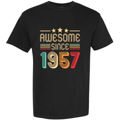 Awesome Since 1957 Birthday Retro Garment-Dyed Heavyweight T-Shirt