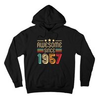 Awesome Since 1957 Birthday Retro Hoodie