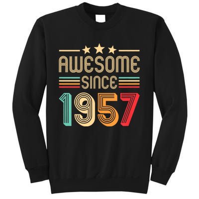 Awesome Since 1957 Birthday Retro Sweatshirt