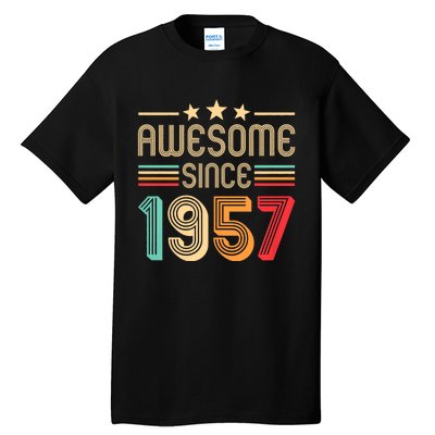 Awesome Since 1957 Birthday Retro Tall T-Shirt