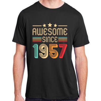 Awesome Since 1957 Birthday Retro Adult ChromaSoft Performance T-Shirt