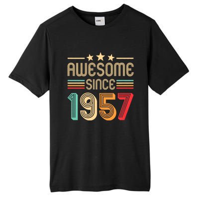 Awesome Since 1957 Birthday Retro Tall Fusion ChromaSoft Performance T-Shirt