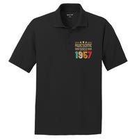 Awesome Since 1957 Birthday Retro PosiCharge RacerMesh Polo