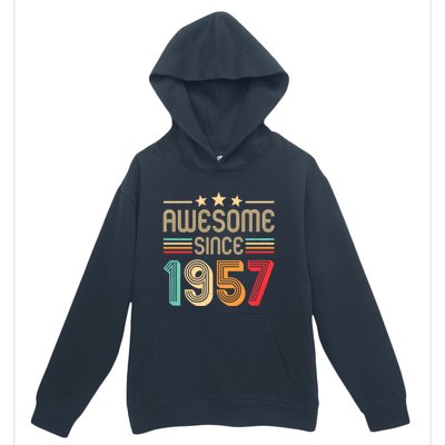 Awesome Since 1957 Birthday Retro Urban Pullover Hoodie