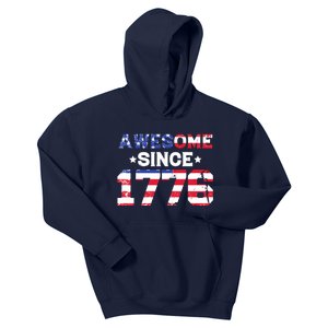 Awesome Since 1776 Patriotic Usa Flag Kids Hoodie