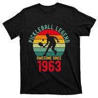 Awesome Since 1963 Retro 60th Pickleball Legend T-Shirt