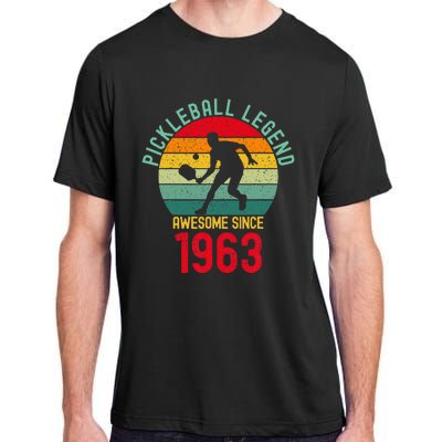 Awesome Since 1963 Retro 60th Pickleball Legend Adult ChromaSoft Performance T-Shirt