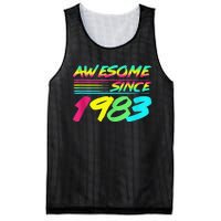 Awesome Since 1983 80s Retro 40th Birthday Mesh Reversible Basketball Jersey Tank