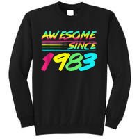 Awesome Since 1983 80s Retro 40th Birthday Tall Sweatshirt