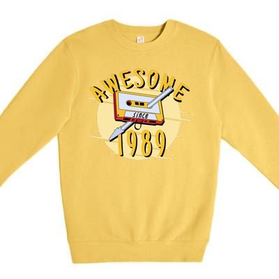 Awesome Since 1989 Premium Crewneck Sweatshirt