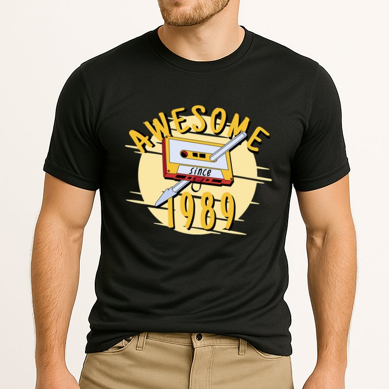 Awesome Since 1989 Cooling Performance Crew T-Shirt
