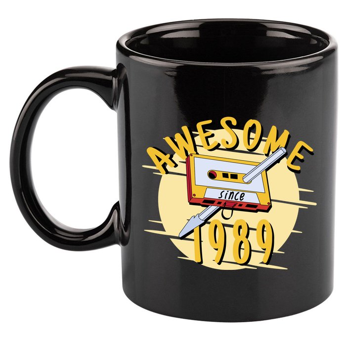Awesome Since 1989 11oz C Handle Ceramic Mug