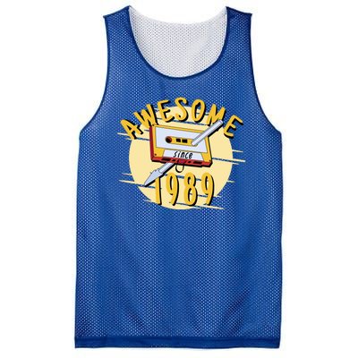 Awesome Since 1989 Mesh Reversible Basketball Jersey Tank