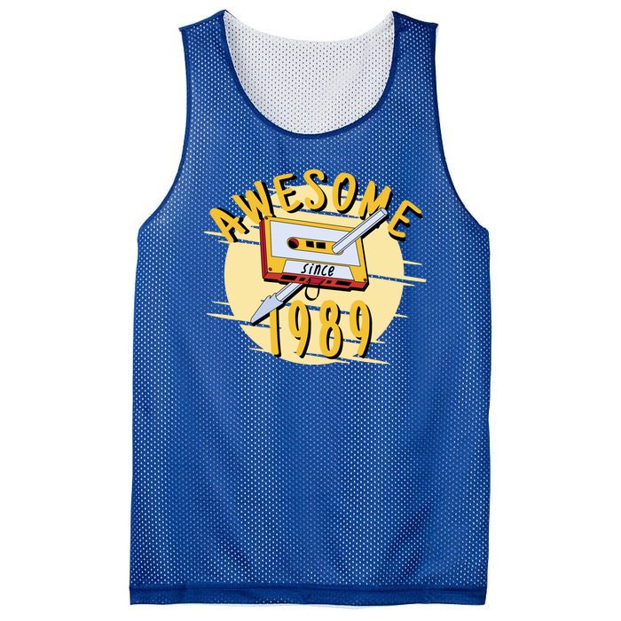 Awesome Since 1989 Mesh Reversible Basketball Jersey Tank