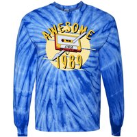 Awesome Since 1989 Tie-Dye Long Sleeve Shirt