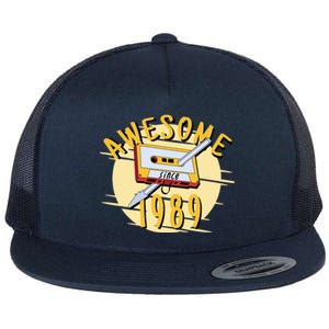 Awesome Since 1989 Flat Bill Trucker Hat