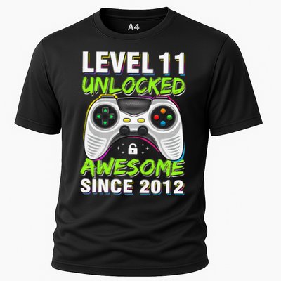 Awesome Since 2012 11th Level 11 Unlocked Birthday Vintage Performance Shirt