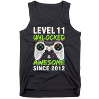 Awesome Since 2012 11th Level 11 Unlocked Birthday Vintage Tank Top