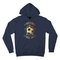 Awesome Since 2012 Soccer Birthday Retro Team Bday Hoodie