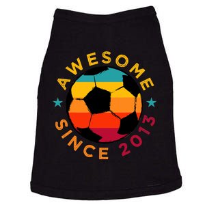 Awesome Since 2013 Soccer Birthday Party Bday Team Doggie Tank