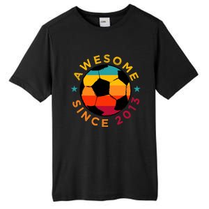 Awesome Since 2013 Soccer Birthday Party Bday Team Tall Fusion ChromaSoft Performance T-Shirt