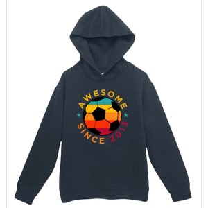 Awesome Since 2013 Soccer Birthday Party Bday Team Urban Pullover Hoodie