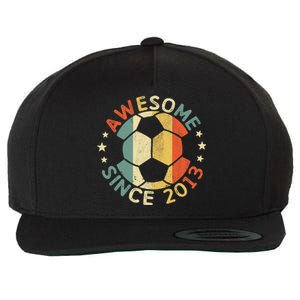 Awesome Since 2013 10th Birthday 10 Year Old Soccer Player T Wool Snapback Cap