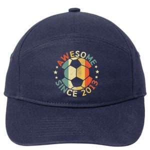 Awesome Since 2013 10th Birthday 10 Year Old Soccer Player T 7-Panel Snapback Hat