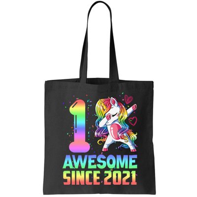 Awesome Since 2021 Unicorn 1st Birthday One Years Old Bag
