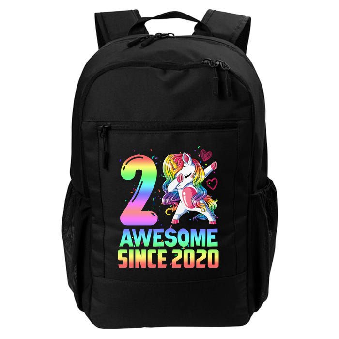 Awesome Since 2020 Unicorn 2nd Birthday 2 Years Old Backpack