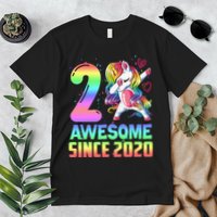 Awesome Since 2020 Unicorn 2nd Birthday 2 Years Old Premium T-Shirt