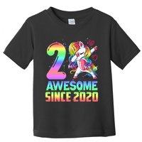 Awesome Since 2020 Unicorn 2nd Birthday 2 Years Old Toddler T-Shirt
