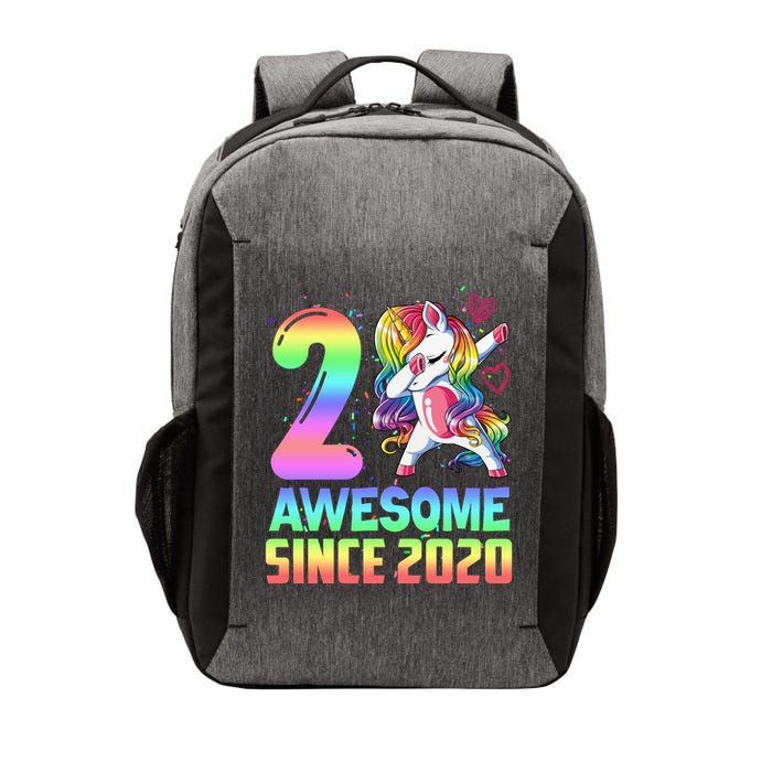 Awesome Since 2020 Unicorn 2nd Birthday 2 Years Old Vector Backpack